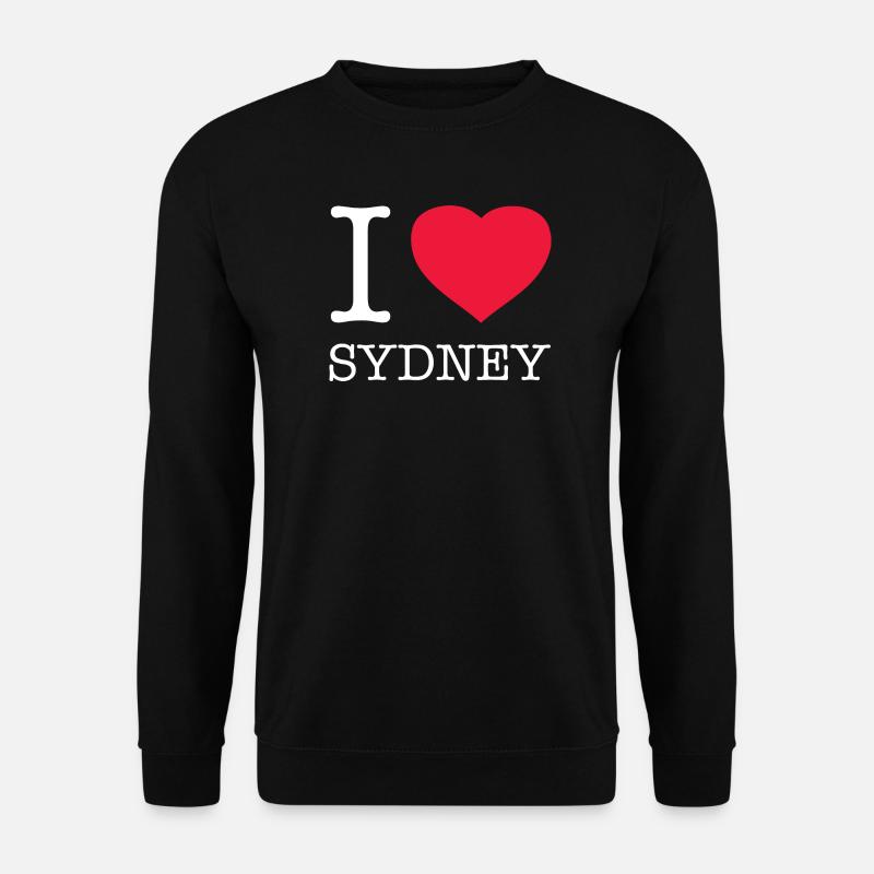 I LOVE SYDNEY - Unisex Pullover - Schwarz