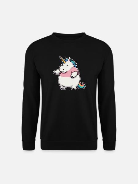 Funny Unicorn - Unisex Sweatshirt - black