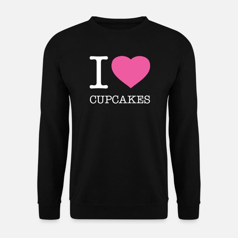 I LOVE CUPCAKES - Unisex Sweatshirt - black