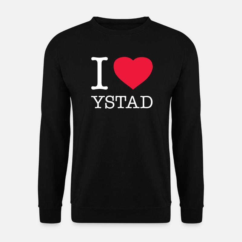 I LOVE YSTAD - Unisex Sweatshirt - black