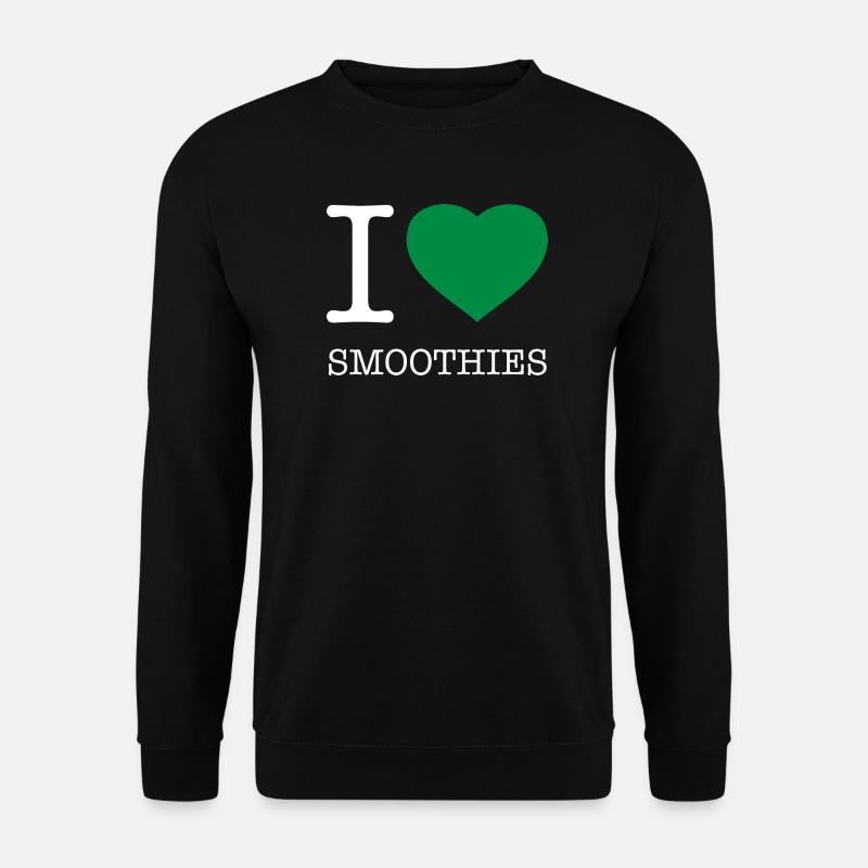 I LOVE SMOOTHIES - Unisex Sweatshirt - black