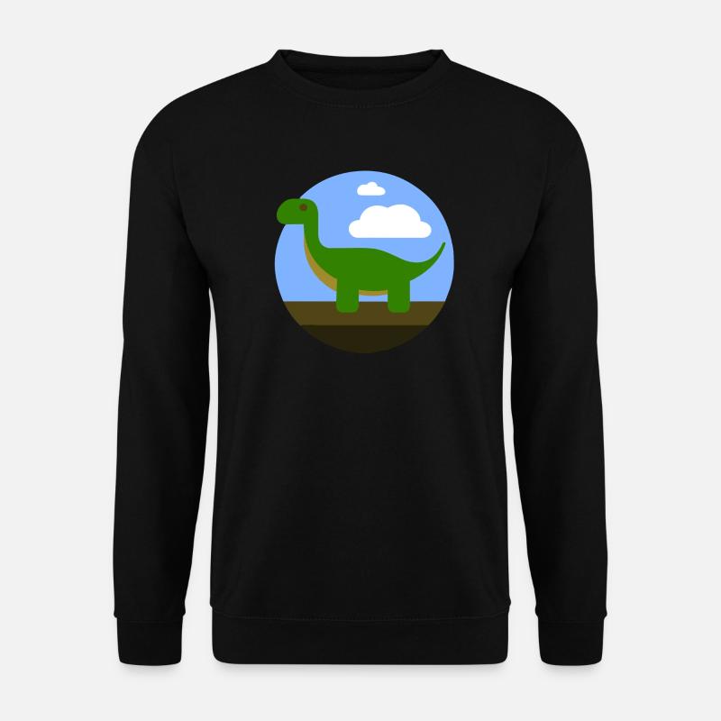 Dino - Unisex Pullover - Schwarz