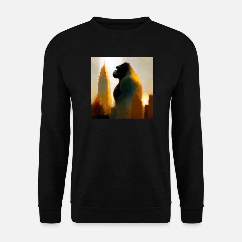 Gorilla 02 - Unisex Pullover - Schwarz