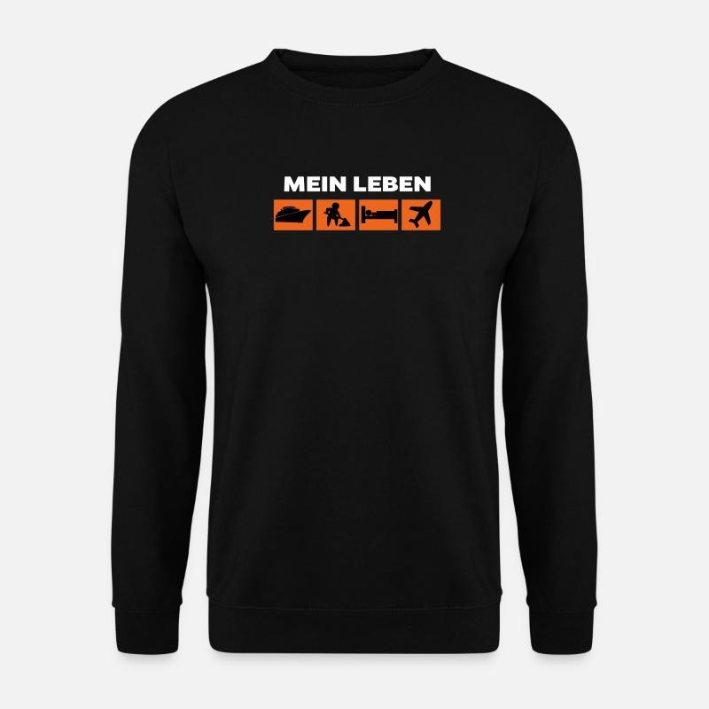 Workaholic Job Statement Karriere Arbeiter - Unisex Pullover - Schwarz