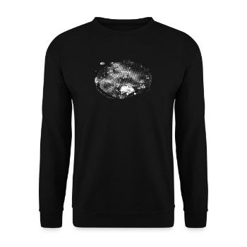 Hintergrund WHITE stormy | raster Background - Unisex Pullover - Schwarz - Vorne - Alina (178cm) & Michal (187cm)