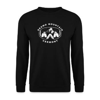 Okemo Vermont Ski Mountain - Unisex Sweatshirt - black - Front - Alina (178cm) & Michal (187cm)