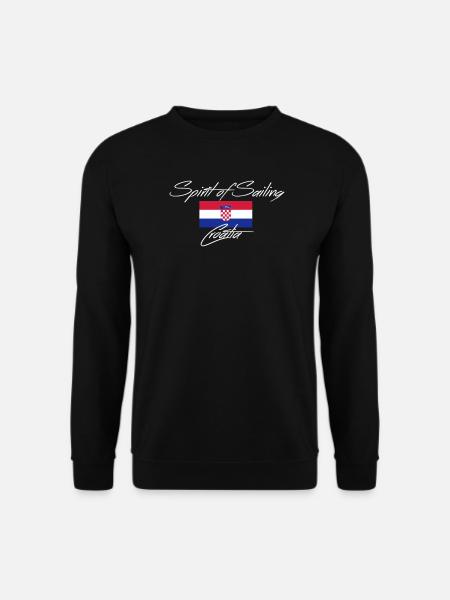 Spirit of Sailing Croatia - Unisex Pullover - Schwarz
