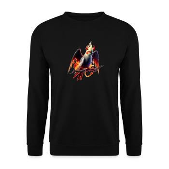 Devil Nymph (02) - Unisex Sweatshirt - black - Front - Alina (178cm) & Michal (187cm)