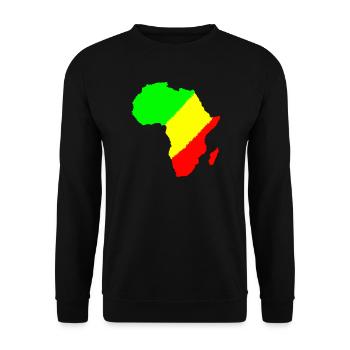 afrique - Sweat-shirt Unisexe - noir - Devant - Alina (178cm) & Michal (187cm)