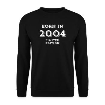 2004, 2004, I'm 20 years old - Unisex Sweatshirt - black - Front - Alina (178cm) & Michal (187cm)