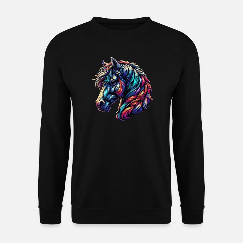 Cheval - Sweat-shirt Unisexe - noir