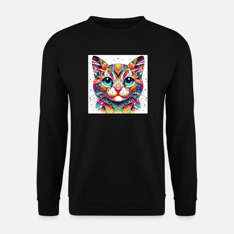 Cat - Unisex Sweatshirt - black