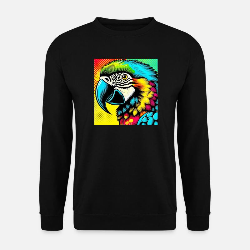Parrot Pop Art - Unisex Sweatshirt - black