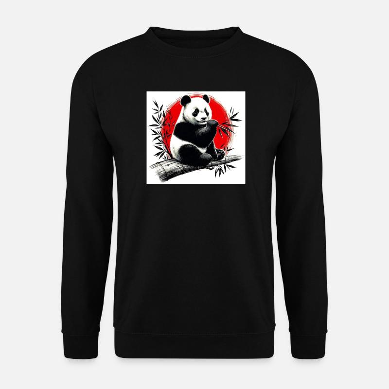 Panda - Unisex Sweatshirt - black