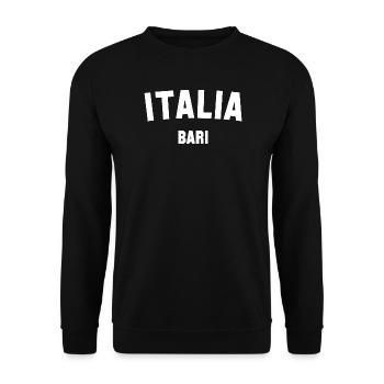 BARI Italia Italien - Unisex Pullover - Schwarz - Vorne - Alina (178cm) & Michal (187cm)