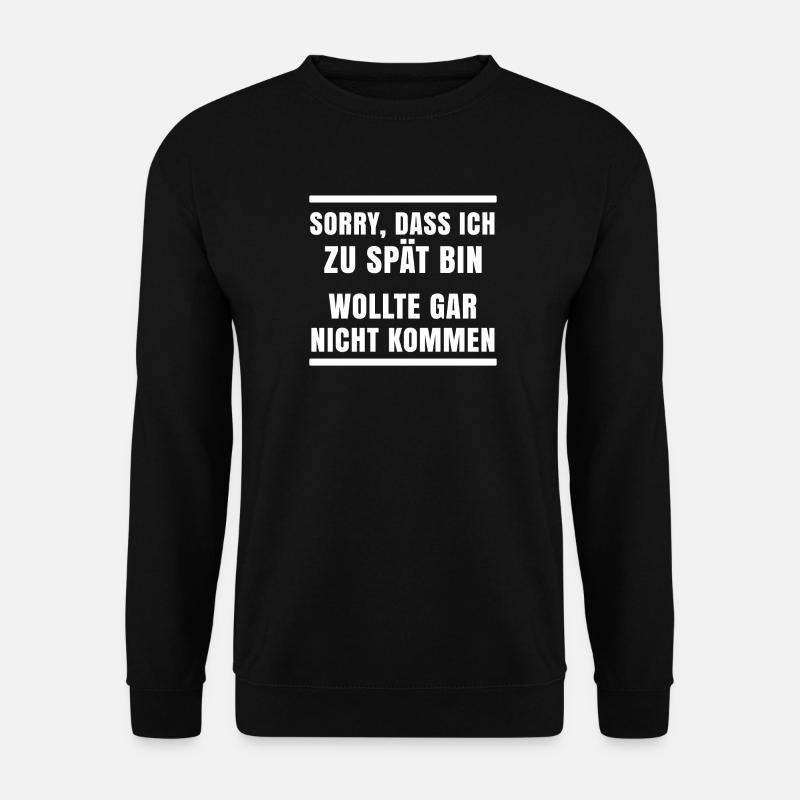 Ist Mir Wurscht Statement Egal Haltung - Unisex Pullover - Schwarz