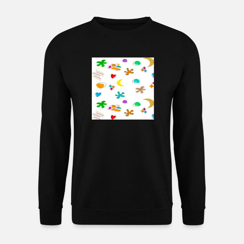 Pattern1 - Unisex Sweatshirt - black