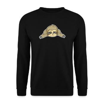 Paresse - Sweat-shirt Unisexe - noir - Devant - Alina (178cm) & Michal (187cm)
