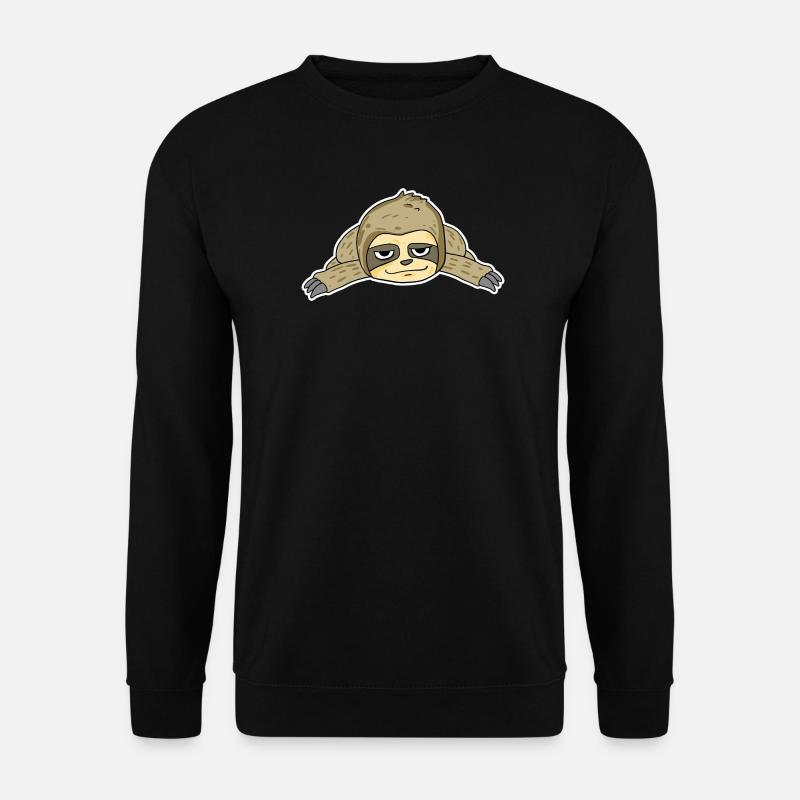 Faultier - Unisex Pullover - Schwarz