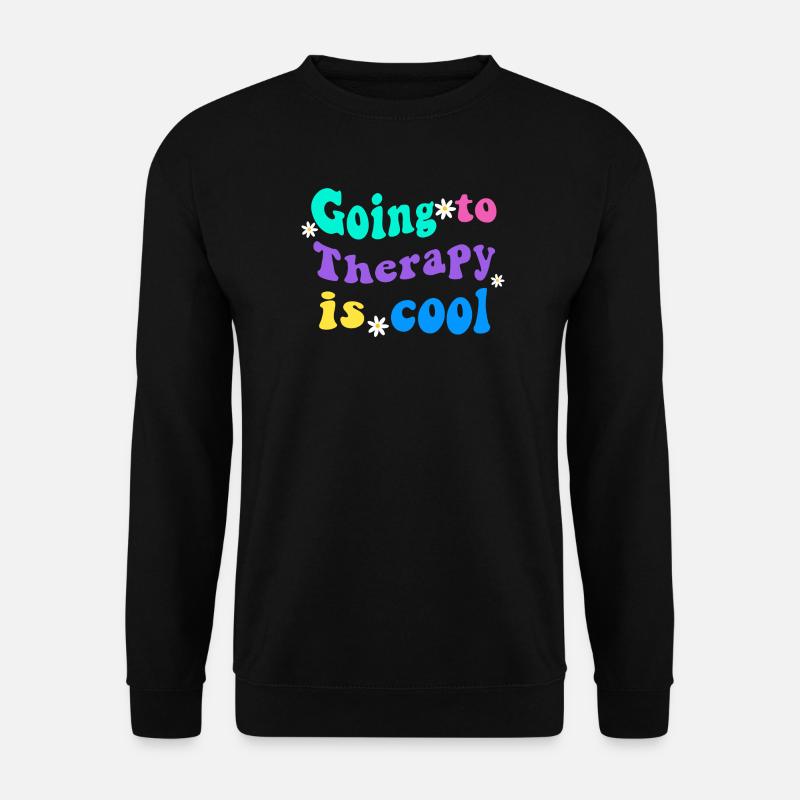 Going to therpay is Cool - Unisex Sweatshirt - black
