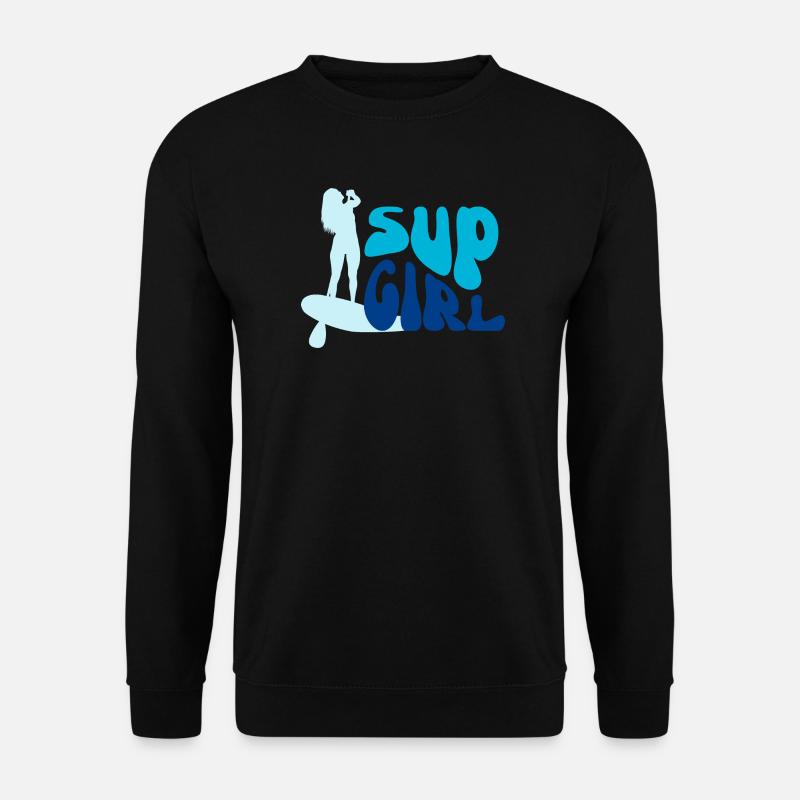 SUP MÄDCHEN - Unisex Pullover - Schwarz