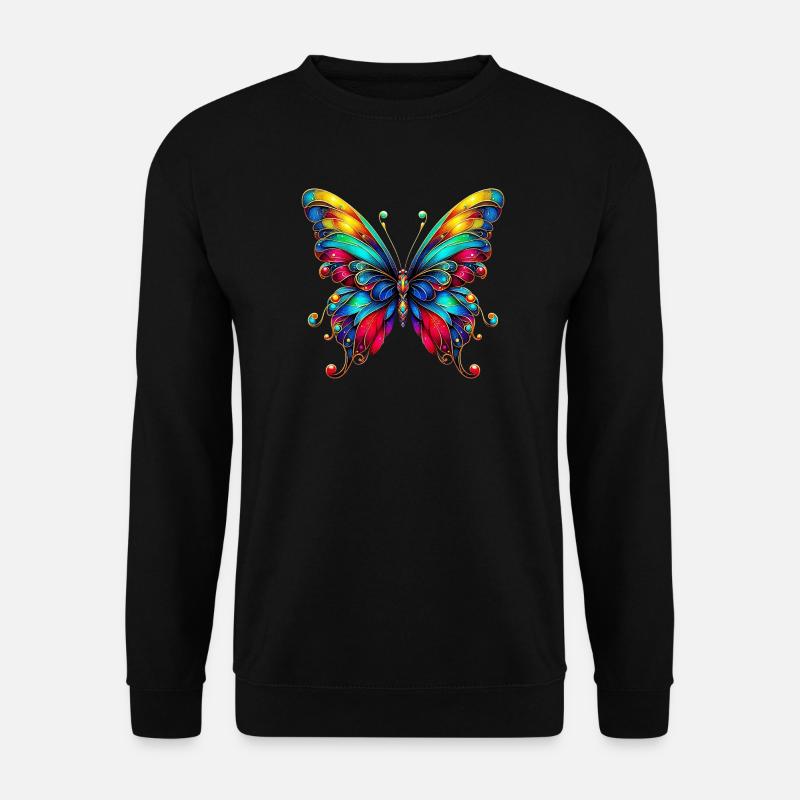 Butterfly - Unisex Sweatshirt - black
