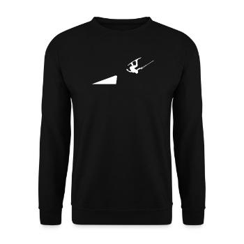 Sports nautiques Cascade Wakesurf Wakeboard Planche de surf - Sweat-shirt Unisexe - noir - Devant - Alina (178cm) & Michal (187cm)