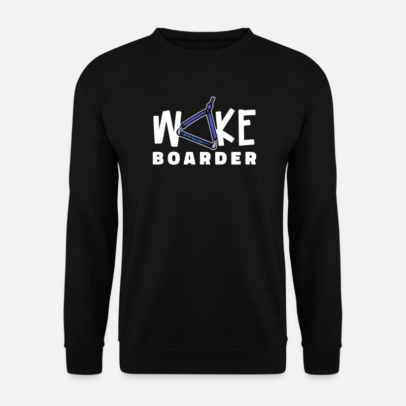Surfing Kitesurfer Statement Wakeboard - Unisex Sweatshirt - black