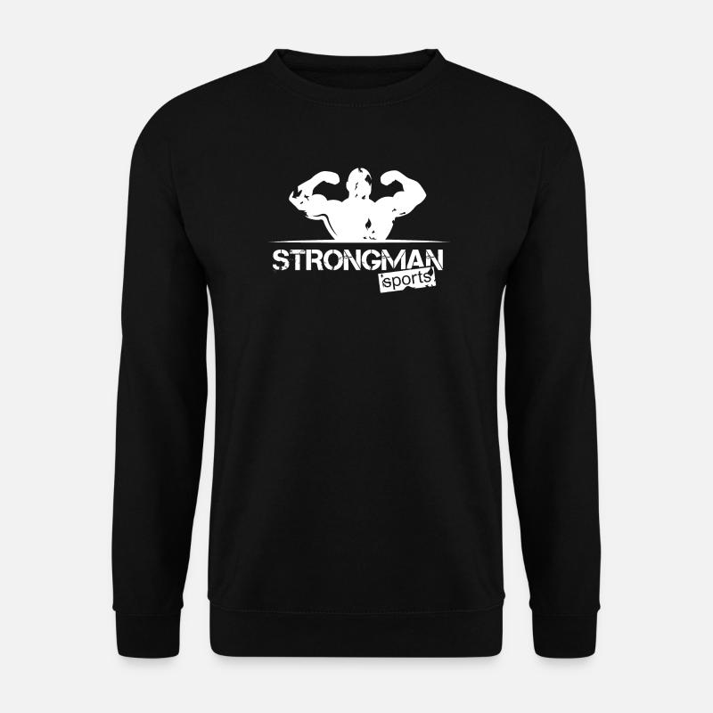 strongman sport Logo Team Verein Training icon - Unisex Pullover - Schwarz
