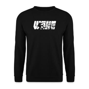 Surfing Stunt Wakeboard Saying Kitesurfer Water Ski - Unisex Sweatshirt - black - Front - Alina (178cm) & Michal (187cm)