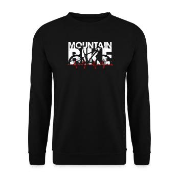 Rythme du VTT - Sweat-shirt Unisexe - noir - Devant - Alina (178cm) & Michal (187cm)