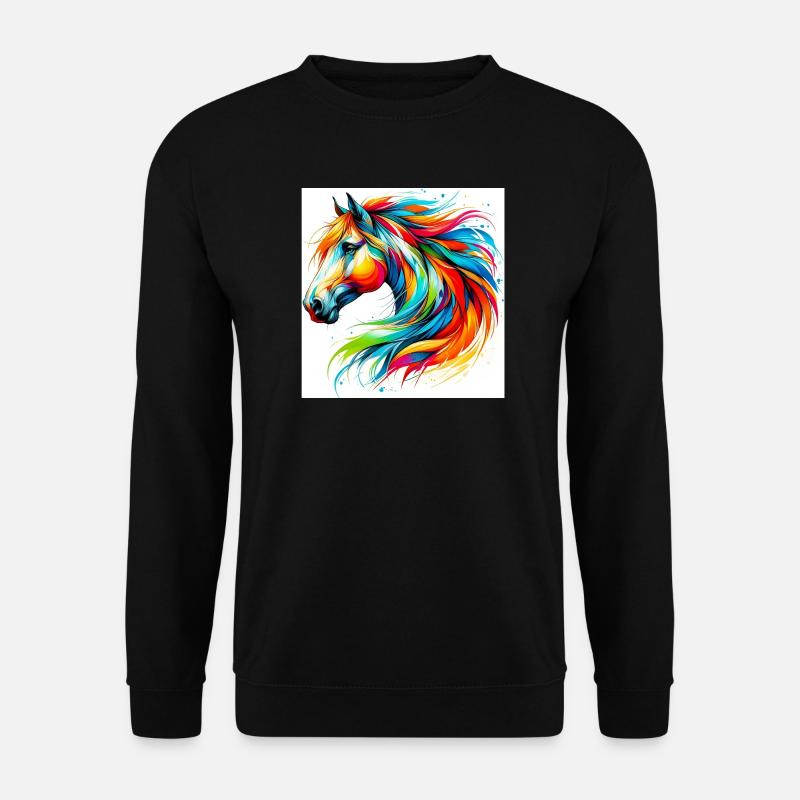 Cheval - Sweat-shirt Unisexe - noir