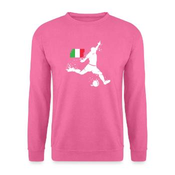 Fußball Team Italien Spieler Explosion EM 2024 - Unisex Pullover - Pink - Vorne