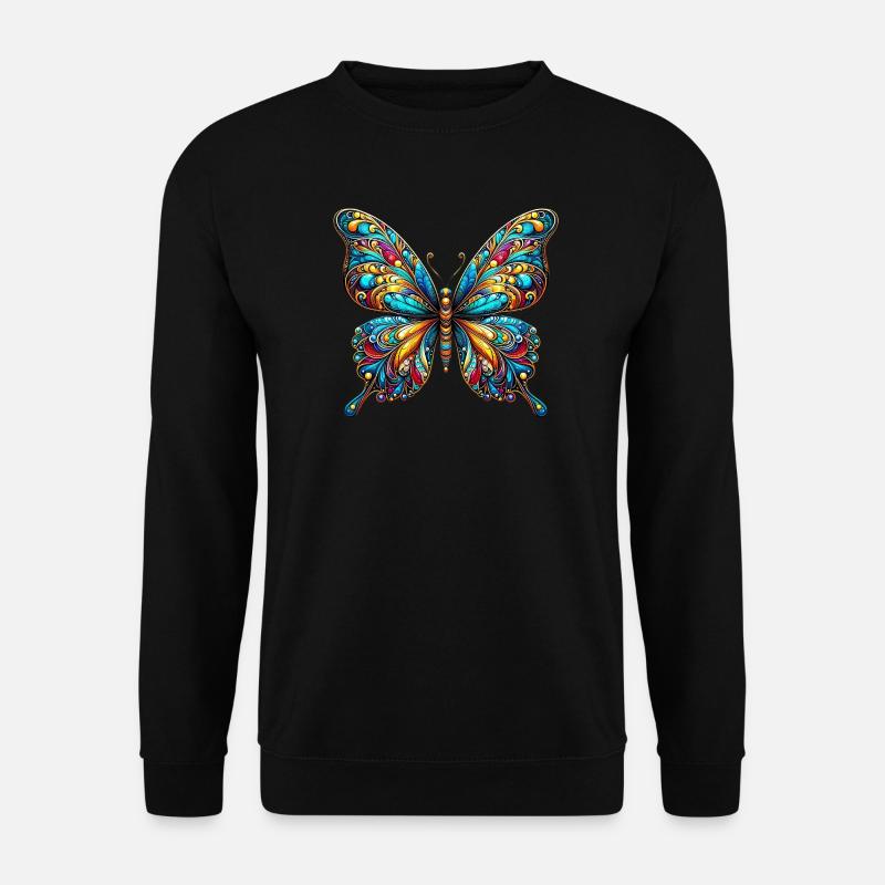 Butterfly - Unisex Sweatshirt - black
