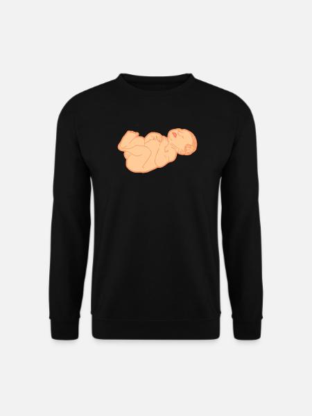 Nouveau-né, teint clair - Sweat-shirt Unisexe - noir