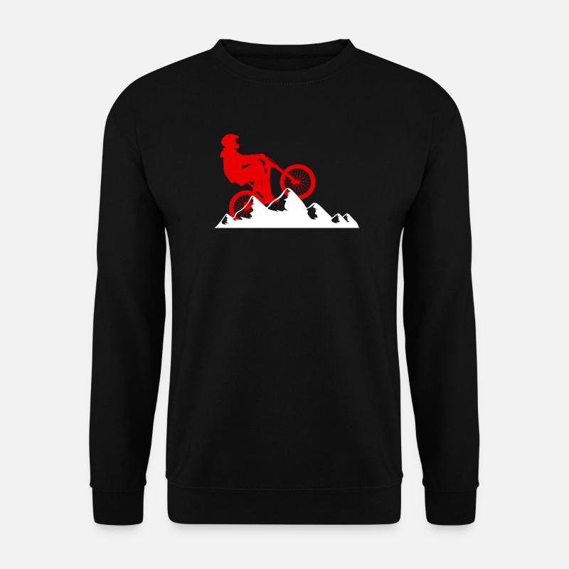 Mountainbike Mountainbike Geschenk - Unisex Pullover - Schwarz