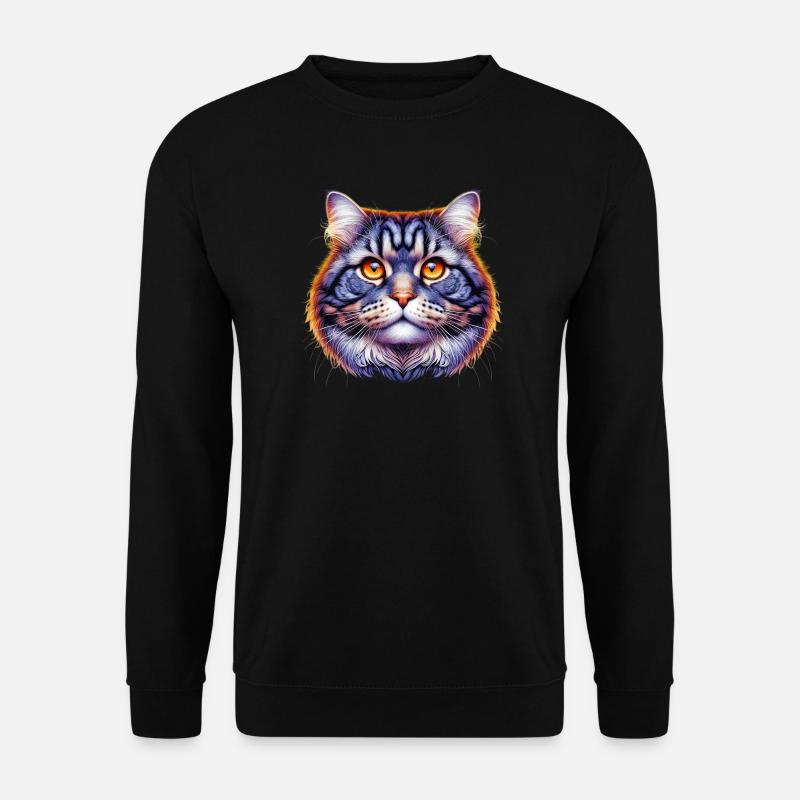 Cat - Unisex Sweatshirt - black
