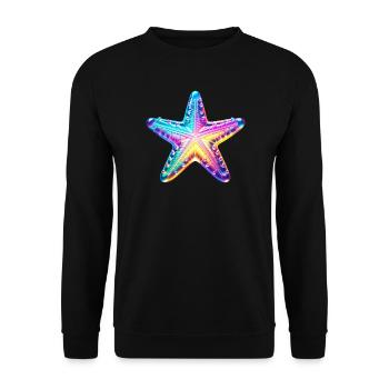 Starfish - Unisex Sweatshirt - black - Front - Alina (178cm) & Michal (187cm)