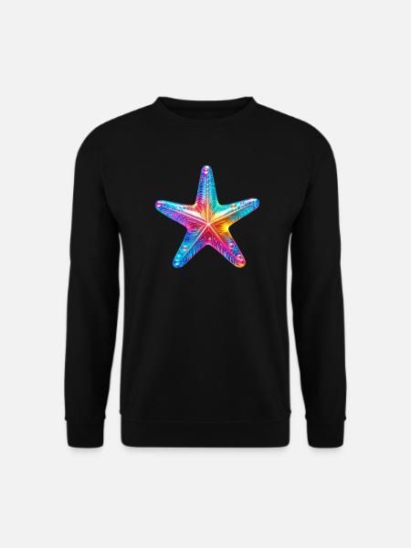 Étoile de mer - Sweat-shirt Unisexe - noir