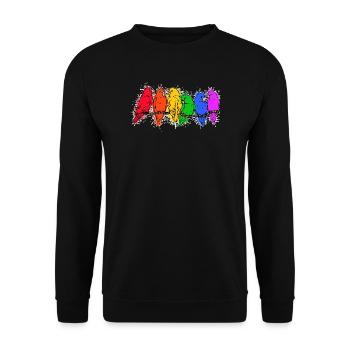 Amoureux Des Oiseaux, Animal, Perroquet, Oiseaux, Amoureux Des Animaux - Sweat-shirt Unisexe - noir - Devant - Alina (178cm) & Michal (187cm)