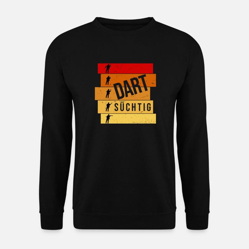 Dart süchtig - Unisex Pullover - Schwarz