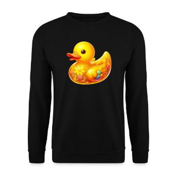 Caneton Canard Canard - Sweat-shirt Unisexe - noir - Devant - Alina (178cm) & Michal (187cm)