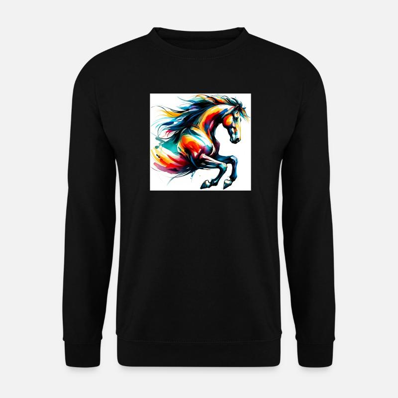Cheval - Sweat-shirt Unisexe - noir