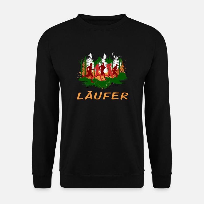 Läufer - Unisex Pullover - Schwarz