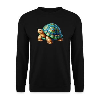 Tortue - Sweat-shirt Unisexe - noir - Devant - Alina (178cm) & Michal (187cm)