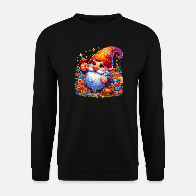Gnom-Goblin-Elf - Unisex Pullover - Schwarz