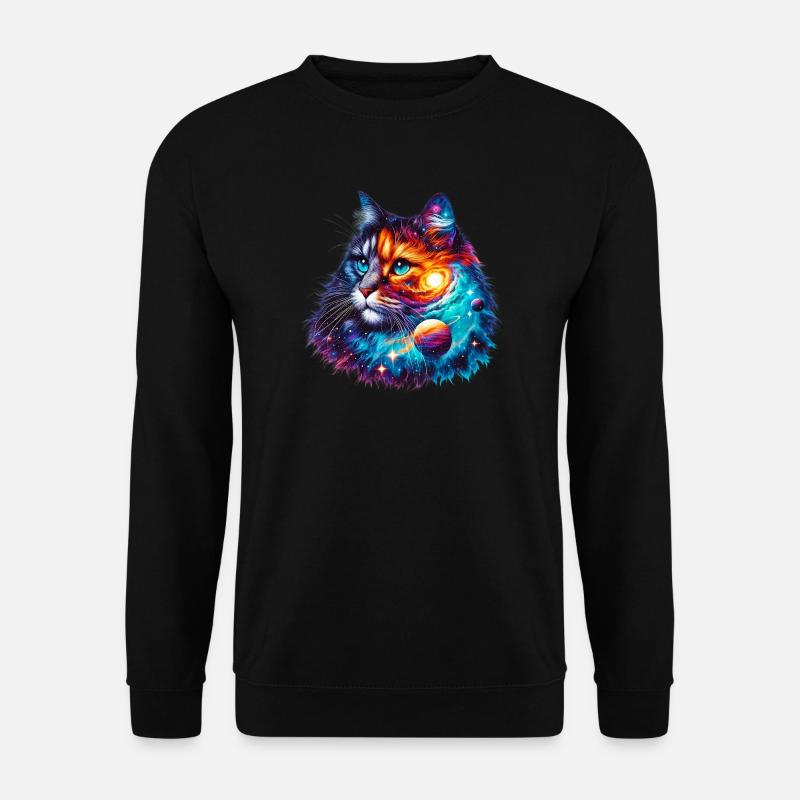 Cat - Unisex Sweatshirt - black