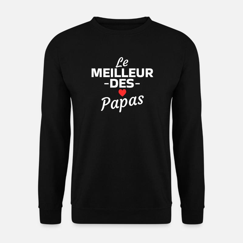 Das Beste unter den Vätern - Unisex Pullover - Schwarz