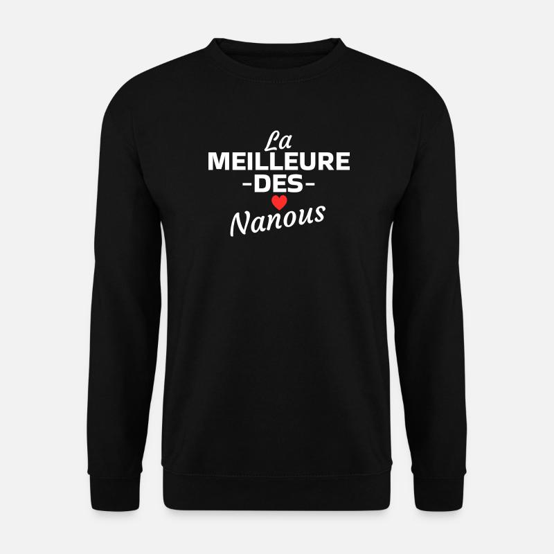 Das Beste von nanous - Unisex Pullover - Schwarz