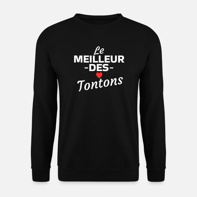 Das Beste vom Onkel - Unisex Pullover - Schwarz